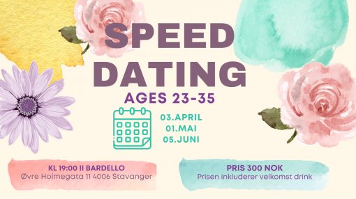 Speed ​​Dating Ticket - 05 June : Ages 23-35
